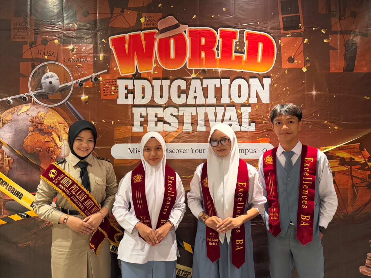 Siswa Yayasan Perguruan Budi Agung Medan Ikuti Konsultasi Pendidikan Internasional Bersama NIEC